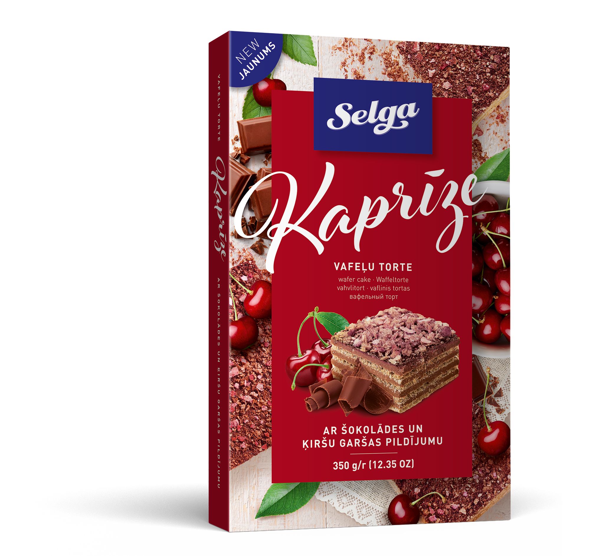 SELGA VAFEĻU TORTE KAPRĪZE
