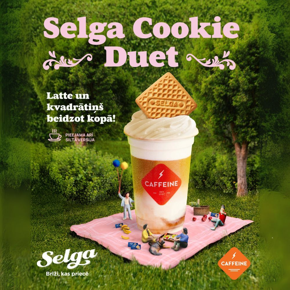 Selga Cookie Duet – latte un kvadrātiņš beidzot kopā!