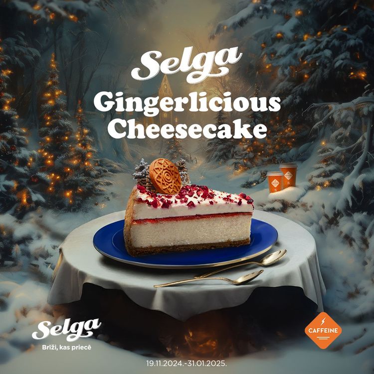 SELGA Gingerlicious Cheesecake ir klāt!